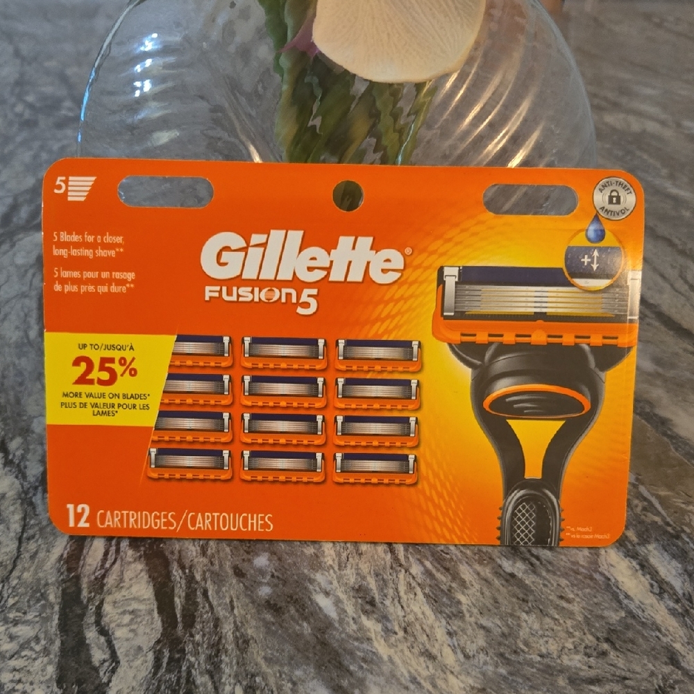 Fusion5 Razor Blades - Orange